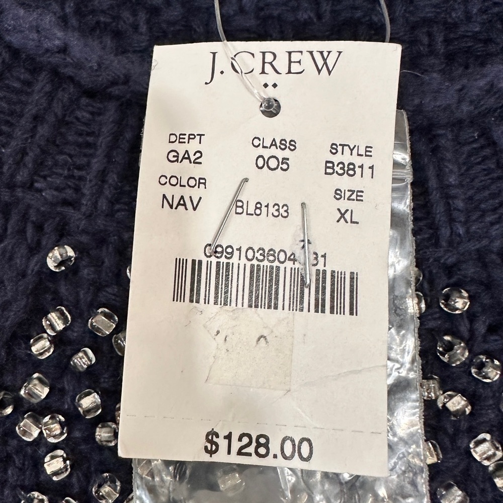 J. Crew Embellished Cable Knit Sweater - Picture 5 of 7